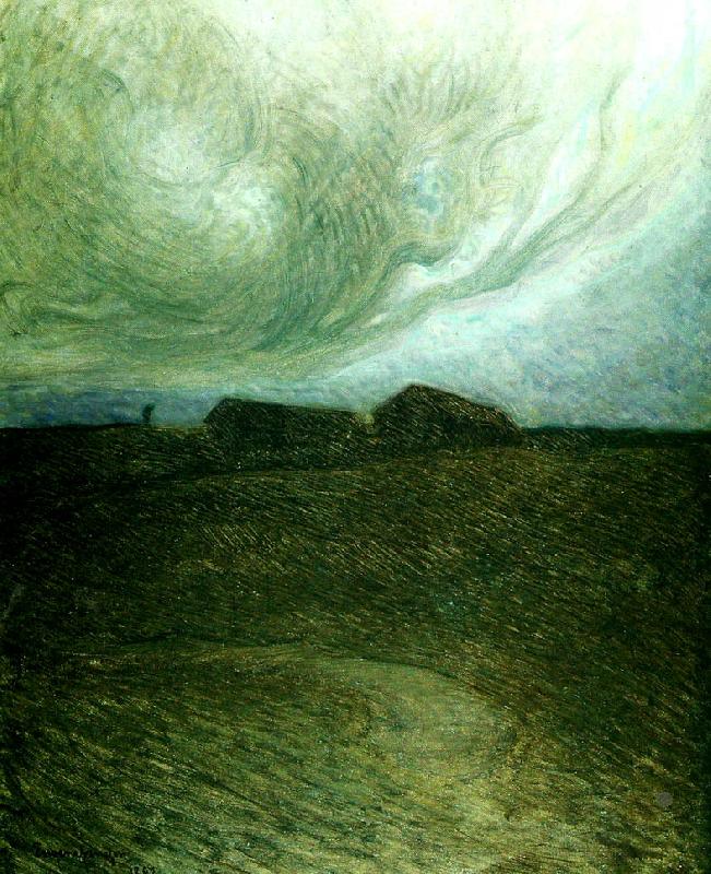 Eugene Jansson molning luft France oil painting art